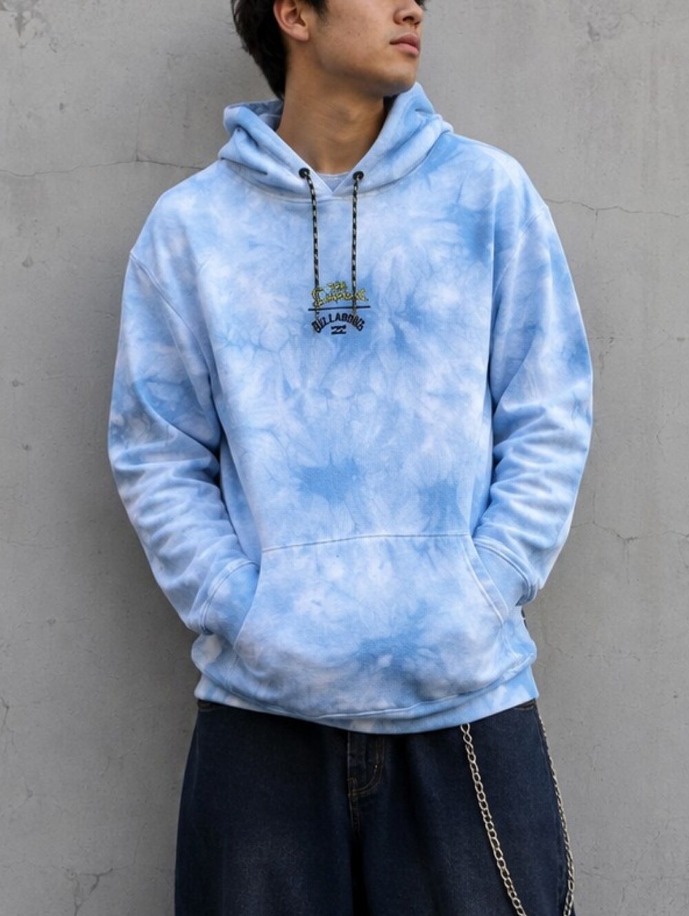 Billabong x The Simpsons Tie Dye Hoodie Mens L Graphic Y2K